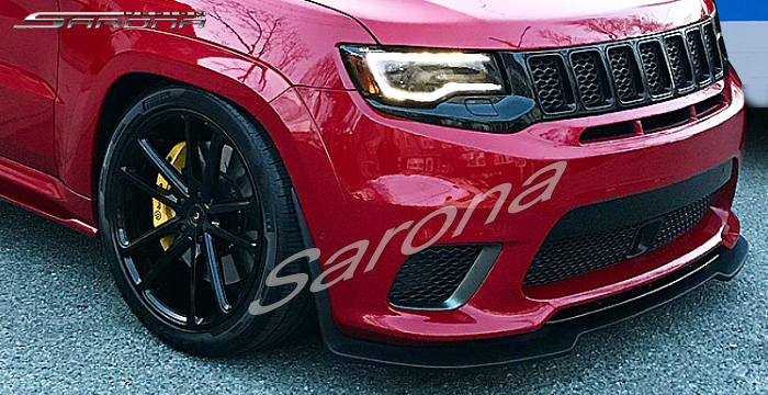 Custom Jeep Grand Cherokee  SUV/SAV/Crossover Front Lip/Splitter (2017 - 2021) - $650.00 (Part #JP-018-FA)